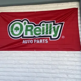 O'Reilly Auto Parts sign