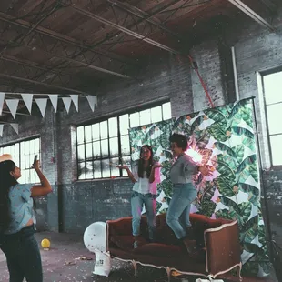 Cute photo booths around the venue!