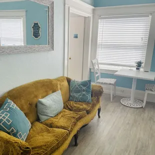 Cosy co-working space.