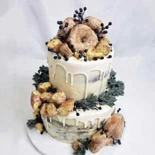 Donut wedding cake