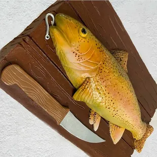 Fish groom's cake