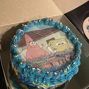 I was shown how to pipe the top to ensure the top layer burned and the cake was stored correctly until my party!