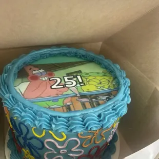 This is the bottom layer of the amazing cake!