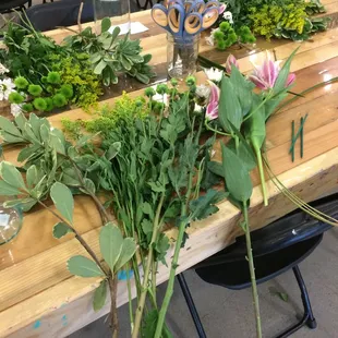 Flowers are ready to be arranged!