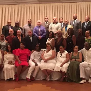 The mighty Class of 1982 from Marion-Franklin High School gathering for the 35th Reunion at the Makoy Center.