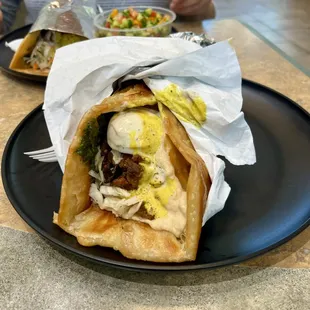Sabich wrap