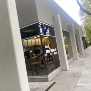 outside