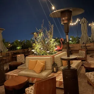 Lost Palms rooftop area