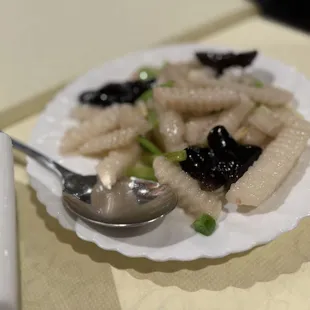 Wood Ear Mushrooms with Japanese Mountain Yam