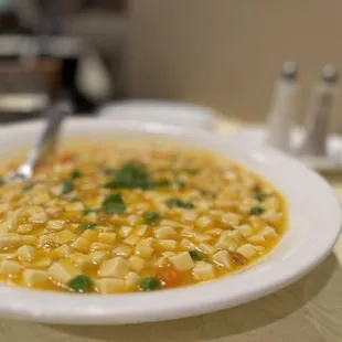 Tofu Pudding with Crab Meat