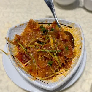 Beef Tendon (accidentally mixed it before picture)