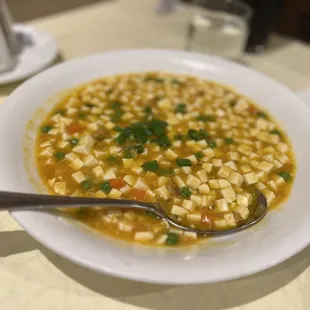 Tofu Pudding with Crab Meat