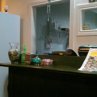 sushi and sashimi, interior