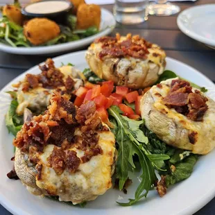 Stuffed mushrooms.  Outstanding!