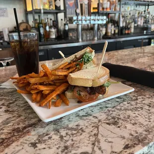 Avocado BLT, Sweet Potato Fries