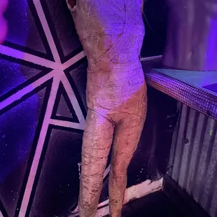 a mannequin dressed as a woman