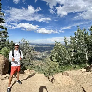 Survived the 2744 steps, Manitou Incline climb.