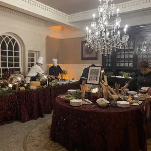 Salad and dessert bar. Self serve