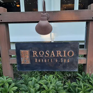 the restaurant sign