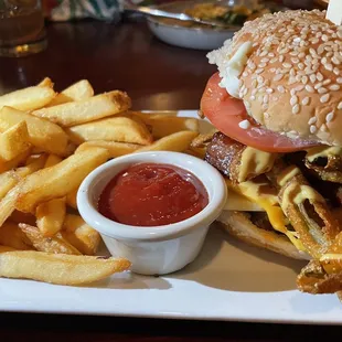 Unexpectedly excellent burger and fries.