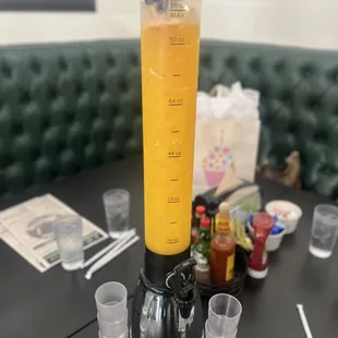 mango Mimosa for the table