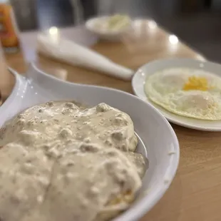 Biscuits and gravy