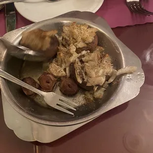 Crab stuff mushrooms