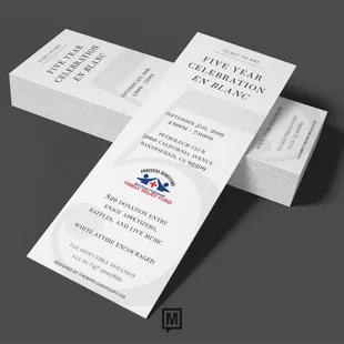 Ticket Design - Real Estate Professionals Family Relief Fund