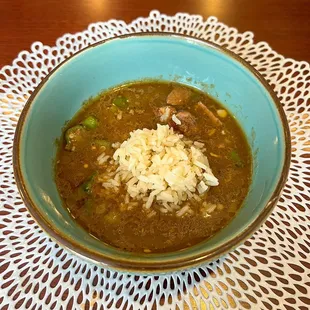 Chicken and andouille sausage gumbo