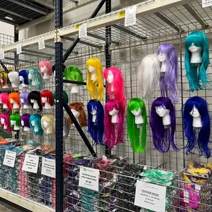 wig wall!