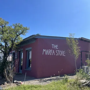 Outside marfa store