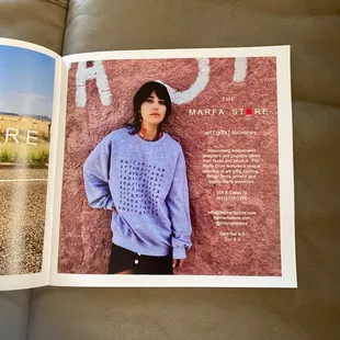 Ad in Marfa Gallery Guide Summer/Fall 2020