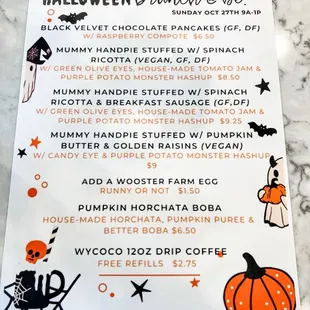 Sunday Hand Pie Brunch Menu!
