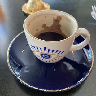 Turkish coffee with Turkish delight surprise