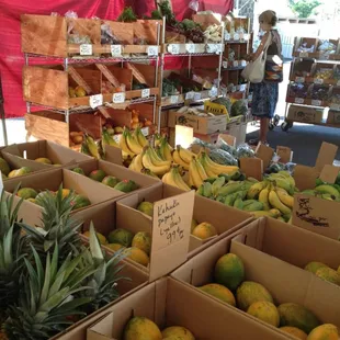 a variety of fruits and vegetables