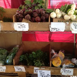 a variety of vegetables