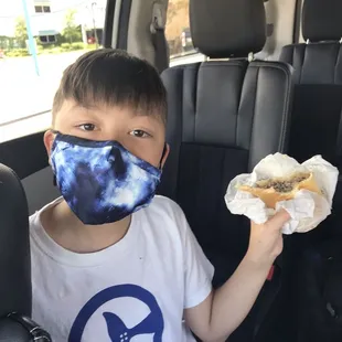 B had the hot steak bomb which was... "the bomb!" Loves it!