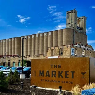 The market at Malcolm yards. Around the corner from Surley Brewing