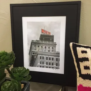 Beautiful framed Tulsa / Oklahoma art perfect for home or office.