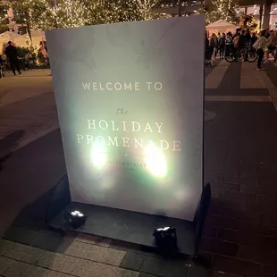 The Holiday Promenade evening market at Water Street