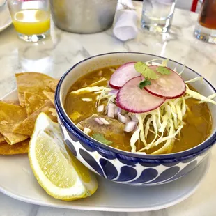 Pozole was so tasty!!