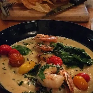 Shrimp and Polenta