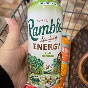 a can of rumbee sparkling energy