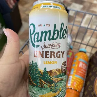 a can of rambler sparkling energy