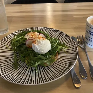 Avocado Toast and latte