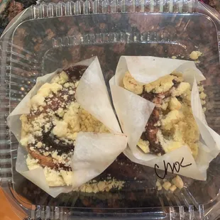 Chocolate babka bites