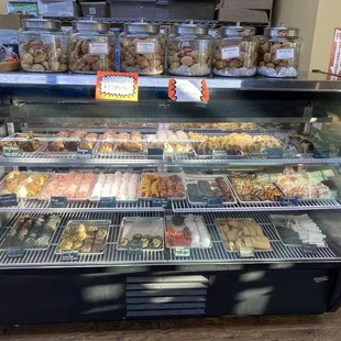 a variety of donuts