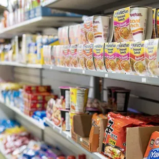 a variety of food items