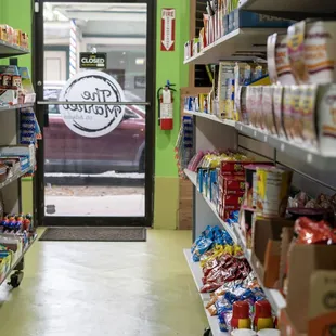 a grocery store aisle
