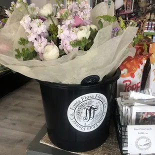 Local spot to grab Fonta Flora Flower Company fresh flower bouquets